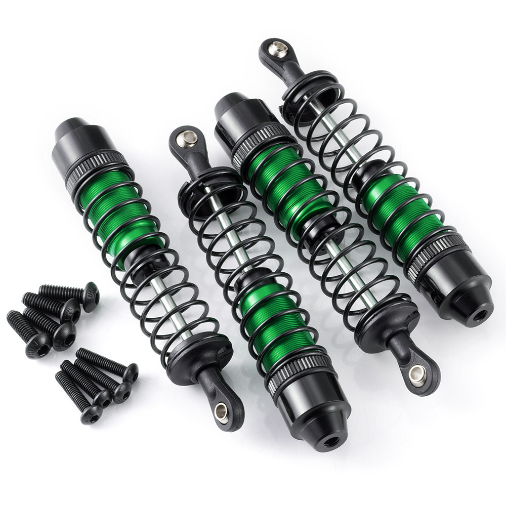 YEAHRUN 4Pcs Aluminium Alloy Oil Shock Absorbers for Tamiya Lun Box 1/12 RC Car Monster Truck Upgrad