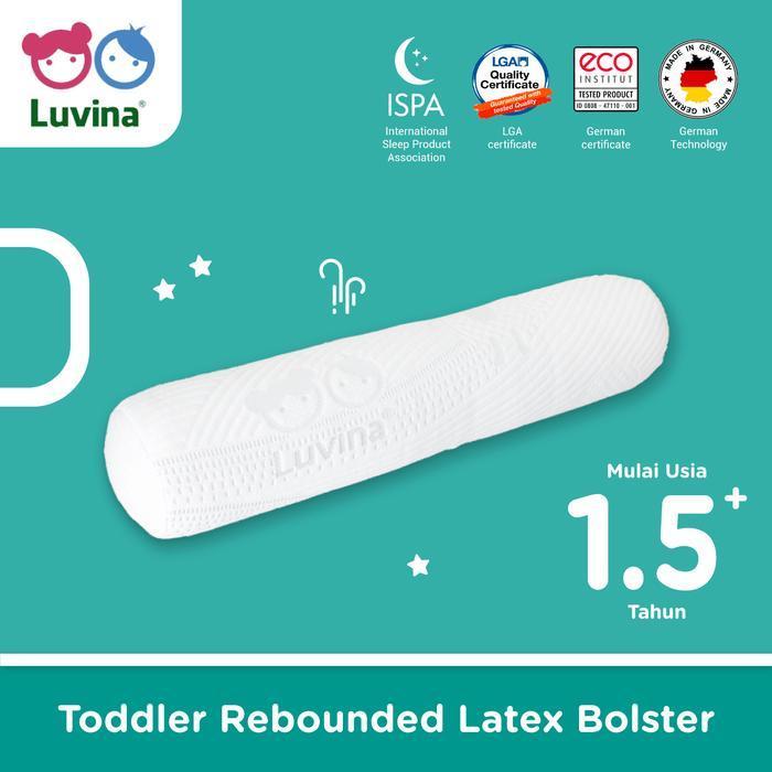 M&Baby's Luvina Bantal Guling / Bolster Latex Anak / Toddler 1.5-4 tahun