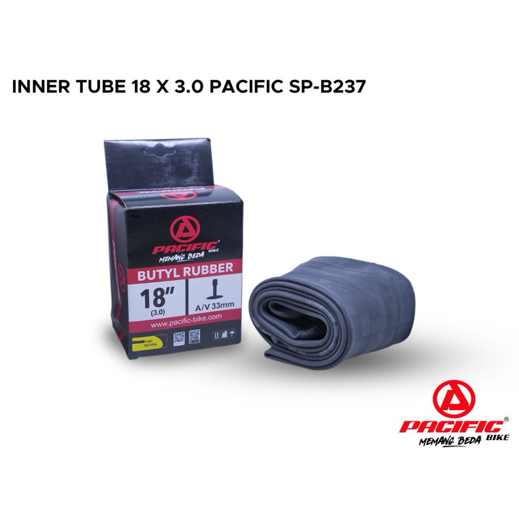 BAN DALAM SEPEDA ANAK 18 INCH X 3.0 MERK PACIFIC