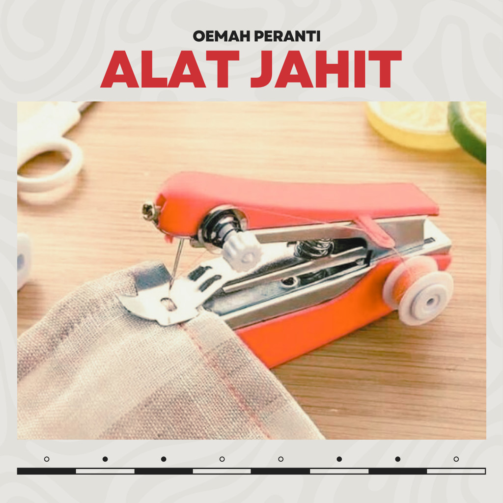 Springcome Mesin Jahit Portable Mini Mesin Jahit Tangan Manual