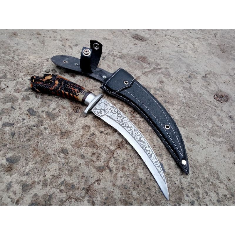 PERTANIAN1965 kerambit ukir naga ukir permanen alat beladiri silat
