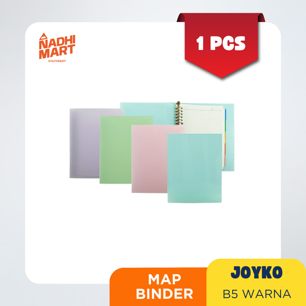MAP BINDER B5 JOYKO MIX BINDER B5 WARNA / MAP BINDER JOYKO