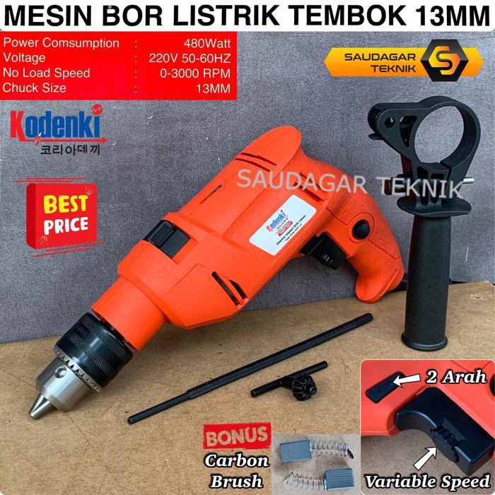 Tukang Paku Mesin Bor Tembok Beton 13mm Benz Electric Drill 13 mm Benz Werkz - KODENKI