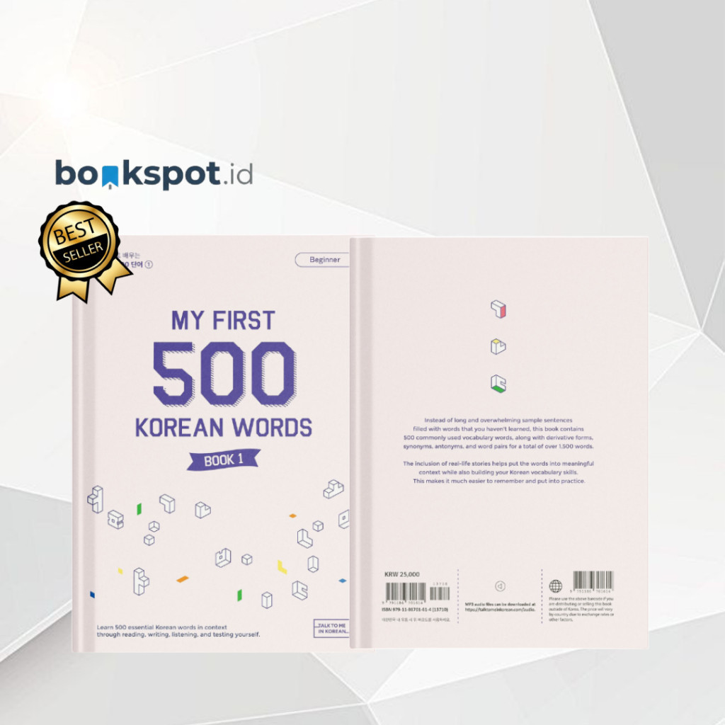 Buku My First 500 Korean Words