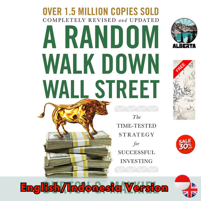 Viral Produk Eng/Ind ED  A Random Walk Down Wall StreetThe Time by Burton G. Malkiel-alberta