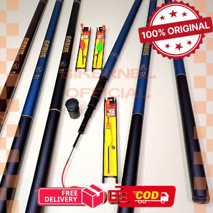 Joran Tegek Murah 1 Set Size 180 Cm - 720 Cm Fiber Composite Carbon - GoldFish 630, Joran Saja
