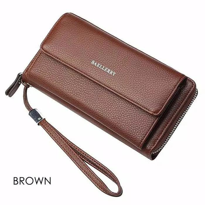Dompet Pria Wanita Kulit  BAELLERRY S5515 GINAL Dompet Panjang