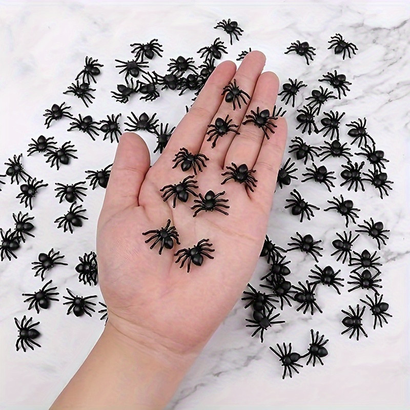 Realistic Spider April Fools' Day Decoration Mini Spider Realistic Scary Spider Prank Halloween Apri