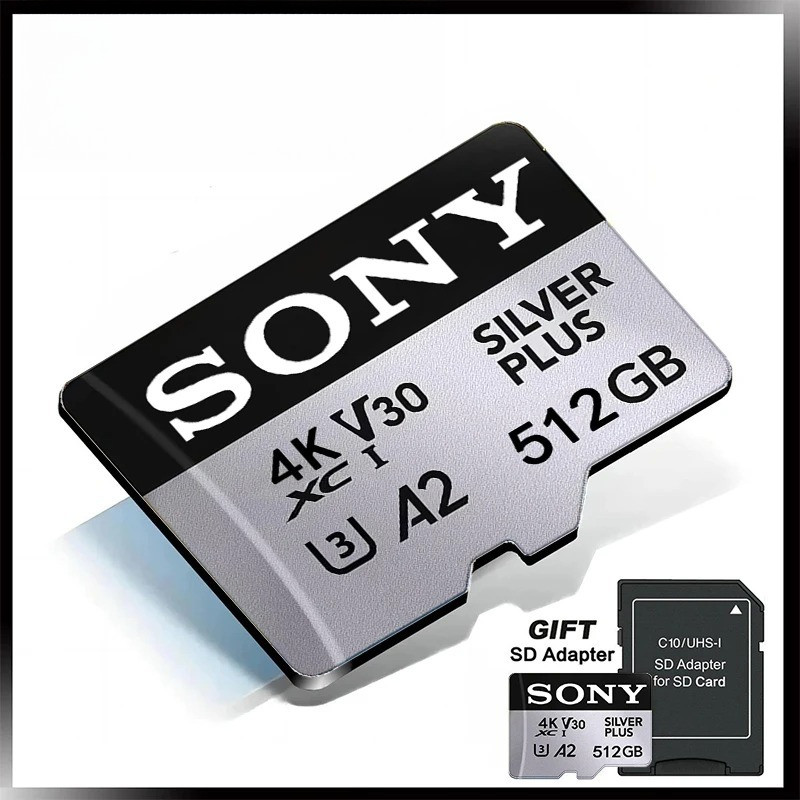 Original SONY Micro SD Card A2 Class 10 High Speed TF Memory Card 1024GB U3 V30 4K MicroSD Flash Car