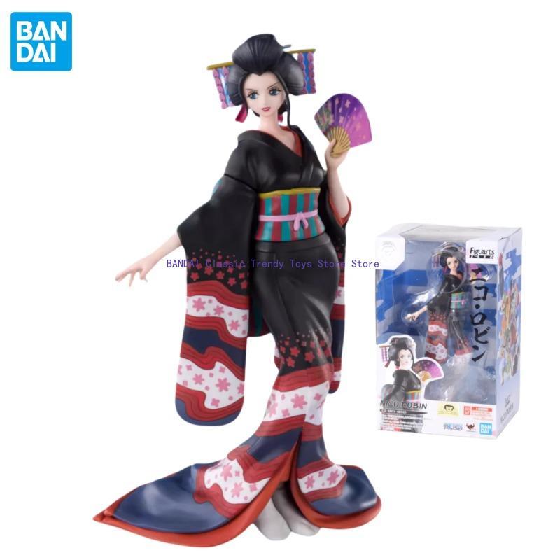 In Stock BANDAI Original Figuarts ZERO ONE PIECE Nico Robin Wano Country Geisha Anime Figure Birthda
