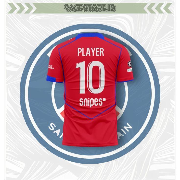 Baju Jersey Bola PSG Third Away 2025/2026 dengan Gratis Ganti Nama Nomor - Atasan Dewasa, S