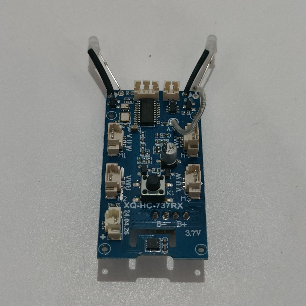 Papan Sirkuit Utama XQ-HC-737RX untuk Suku Cadang Pengganti Drone RC Brushless 4DRC F10