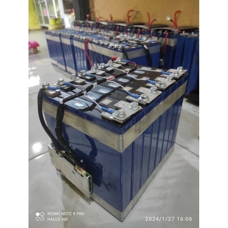 2026 Baterai Lifepo4 12volt 100Ah/120ah/200AH + BMS 120A ups Baterai 100% baru
