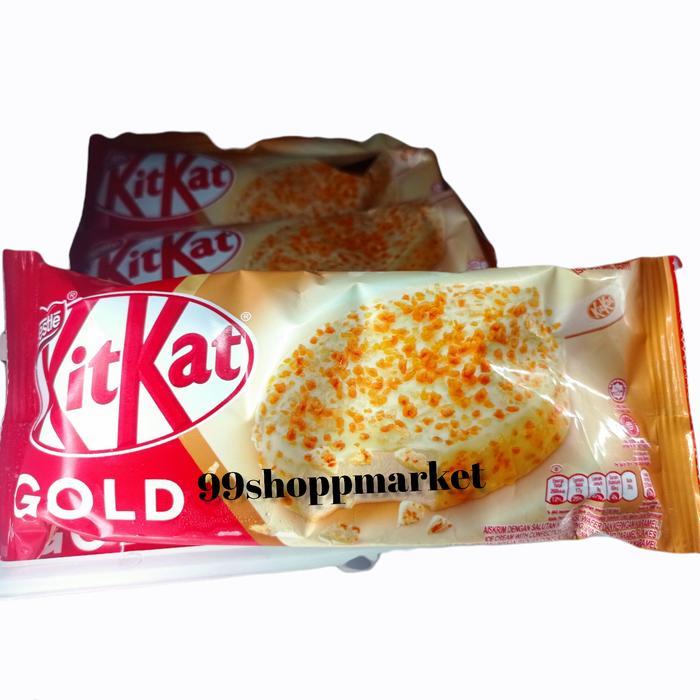 Es krim Kitkat stick Gold / pics