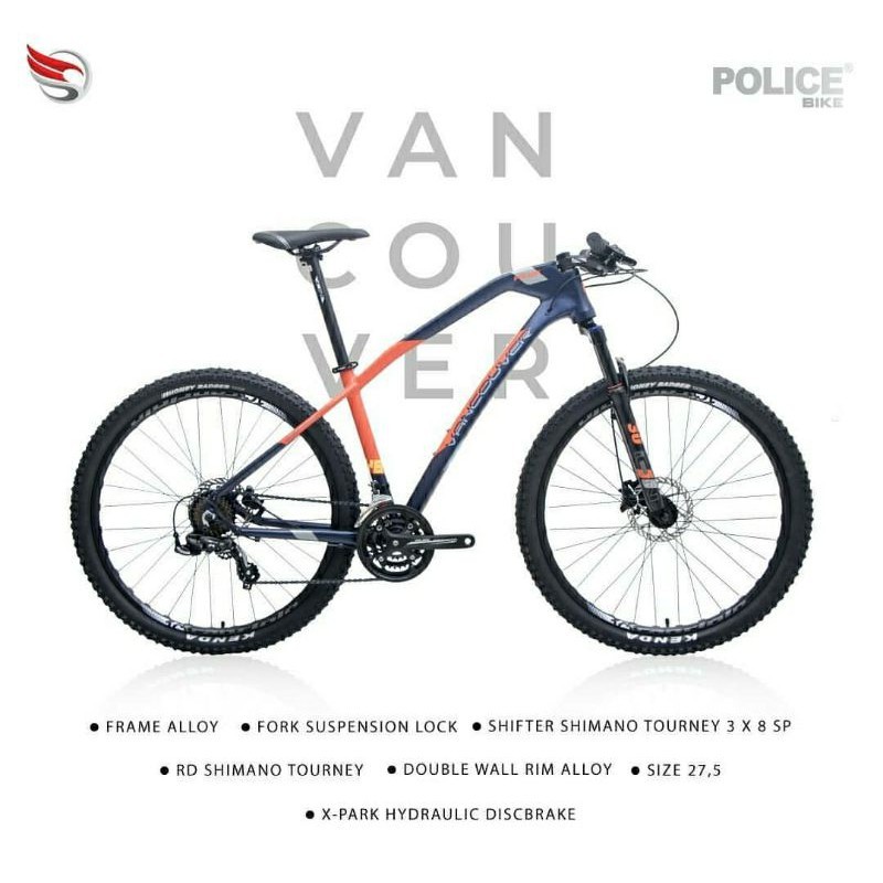 MTB 27.5 ELEMENT POLICE  VANCOUVER Y8 NEW