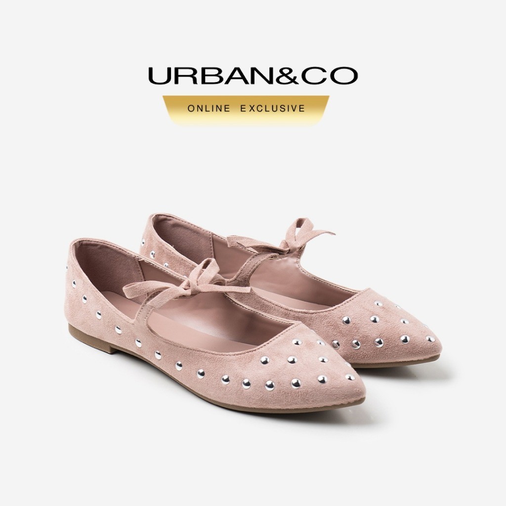 URBAN&CO Lume Basic Flatshoes Mary Jane Sepatu Ballet Korea Wanita Kekinian