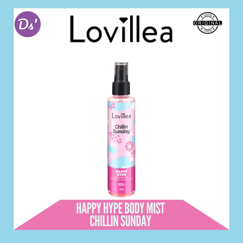 LOVILLEA Happy Hype Parfum Body Mist Chillin Sunday Cathin Sunshine Poppin Party Parfum Cologne Sega
