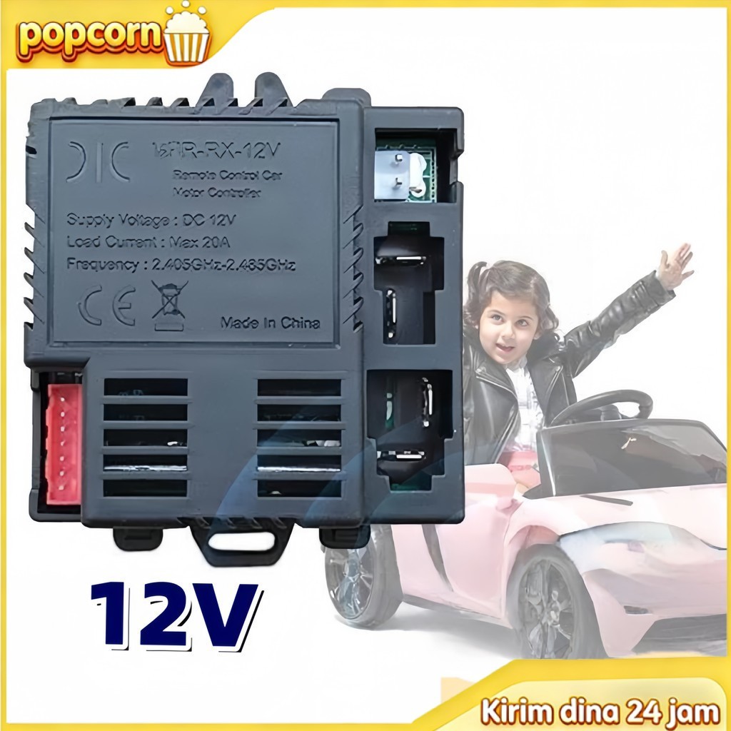 Receiver Mobil Aki 12v Mainan Rc Mobil Elektrik Receiver Untuk Anak JR-RX-12V 7Pin Socket B
