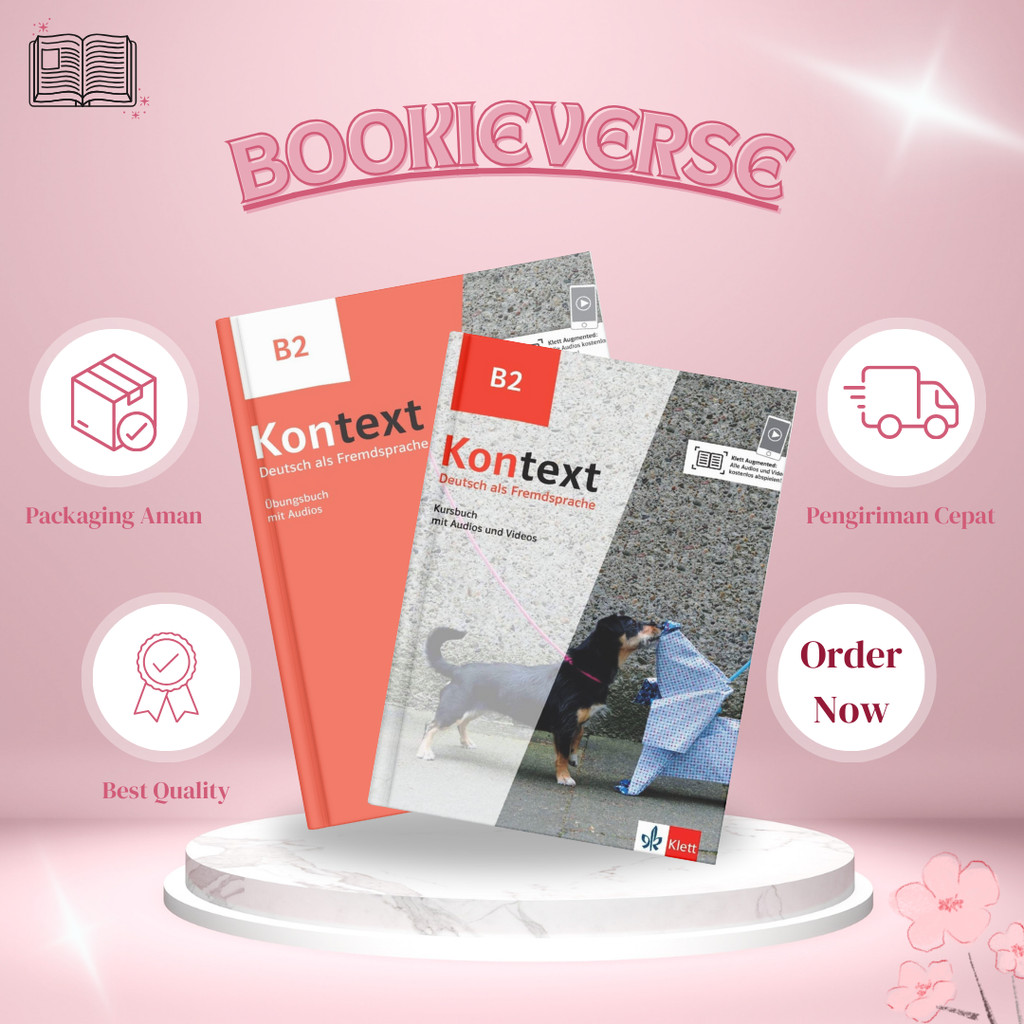 Buku Belajar Bahasa Jerman | Kontext B2 Kursbuch & Ubungsbuch
