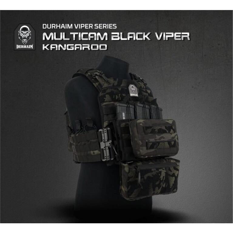 Rompi Durhaim Viper Kangaroo Tactical Vest - Multicam Black