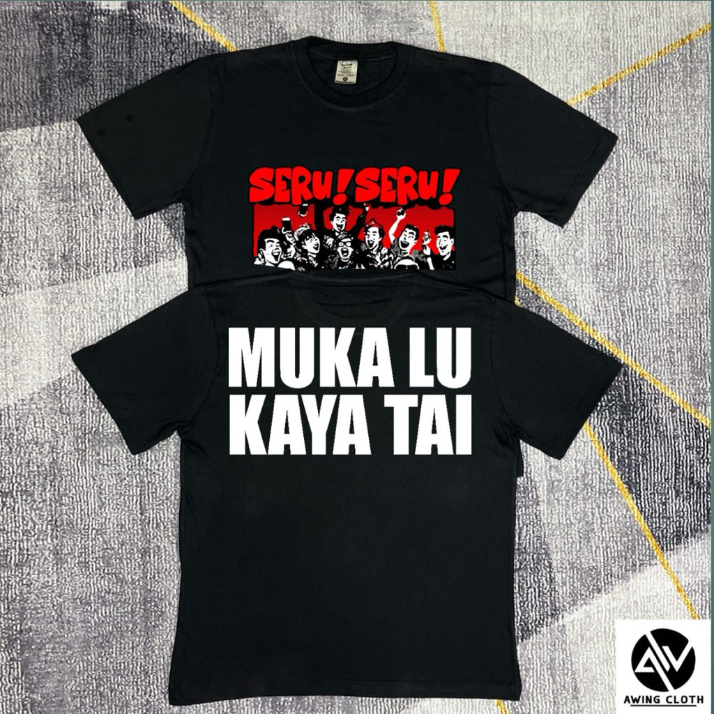 PARAMESTI BAJU KAOS WAYANG AKSARA JAWA PRIA BAJU KAOS DISTRO KEREN ORIGINAL BRANDED PAKAIN FASHION P