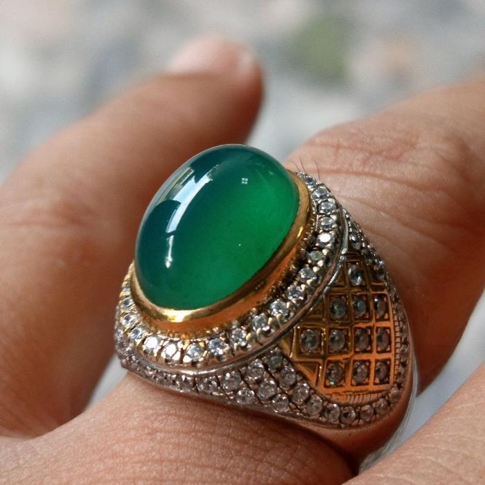 CINCIN BATU AKIK IJO GARUT  Top Quality