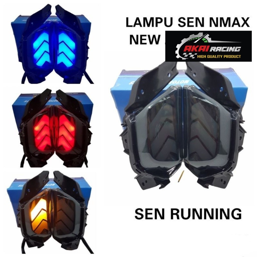 Sen Nmax Sein Nmax 2020-2022 Lampu Sein Depan Nmax New 2020-2022 Akai Racing Original - Lancar Jaya 