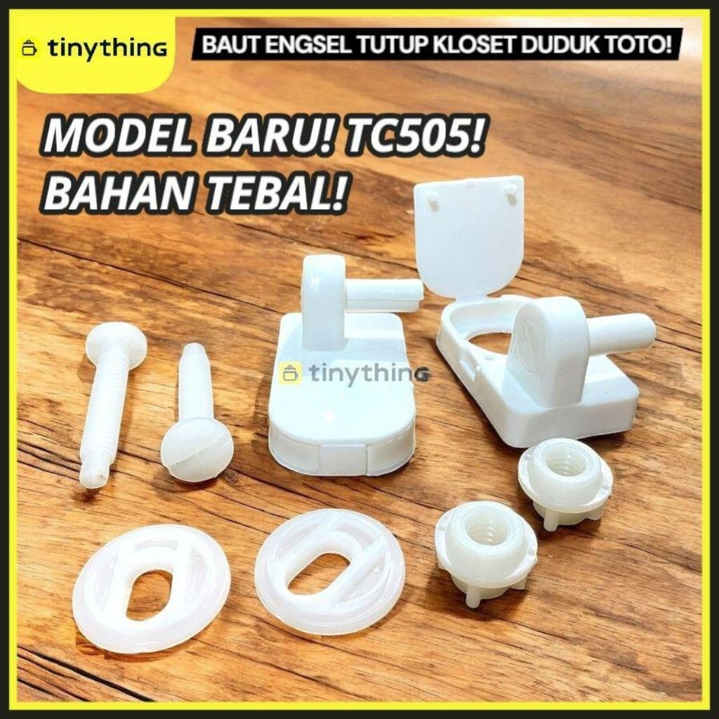 Baut Engsel Tutup Kloset Duduk TOTO Model Baru engsel kloset duduk toto baut engsel tutup closet dud