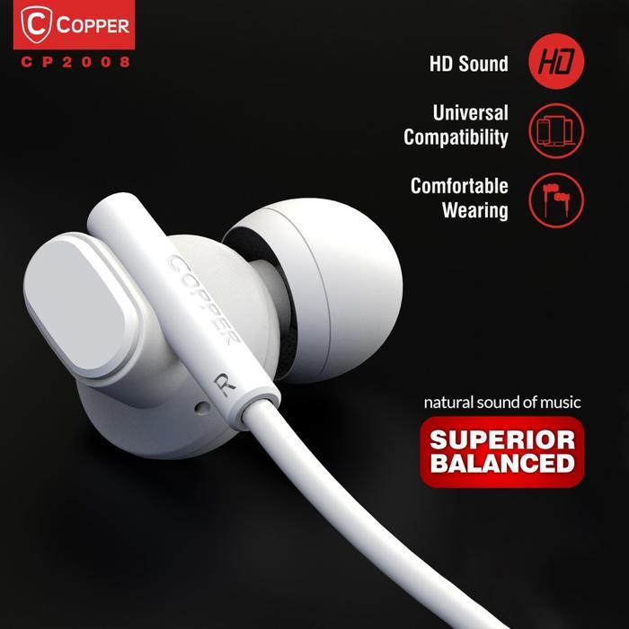 (Acome Audio) COPPER CP2008 Series Earphone / Headset / Handsfree