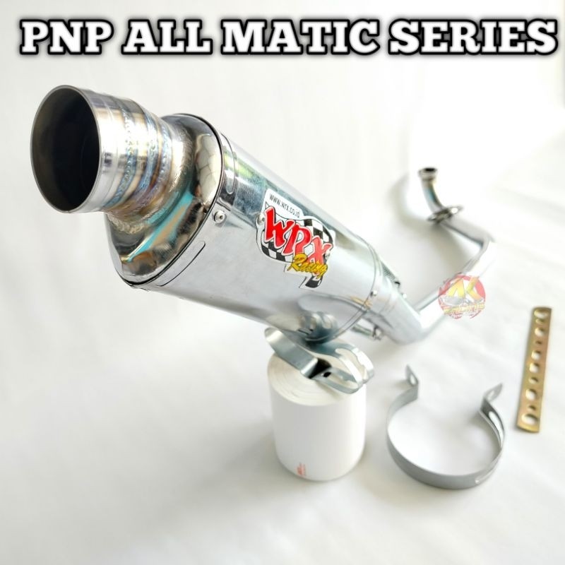 Knalpot Racing Oval WRX TRIOVAL Untuk Motor Matik Beat Scoopy Vario Mio sporty Mio J Mio GT Vario 15