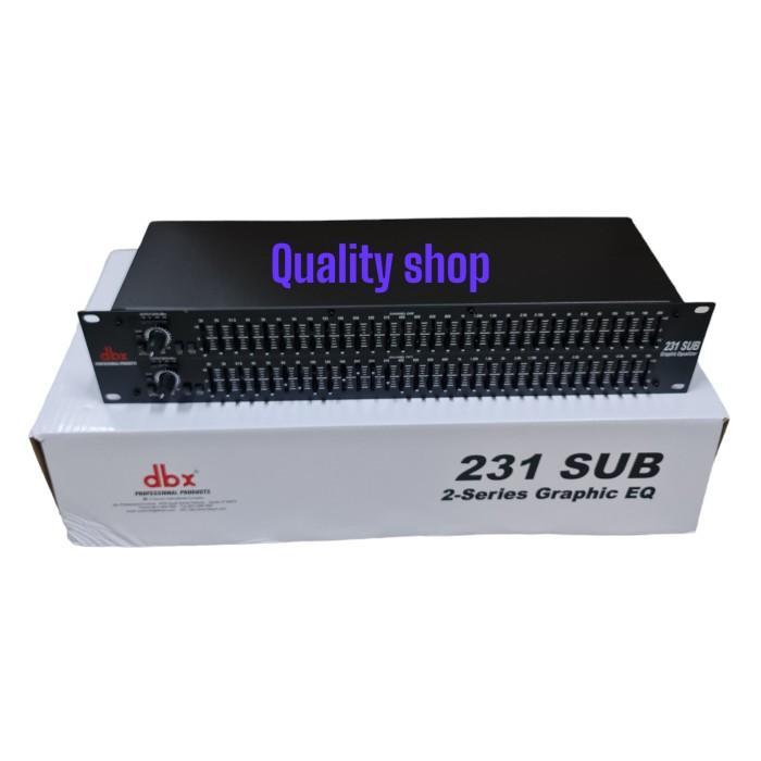 EQUALIZER DBX 231 Sub baru 31 CH