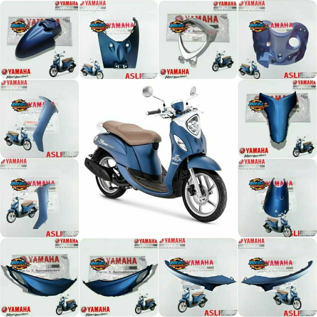 Body Halus Fino Grande Biru Doff 2021 Warna Biru Doff