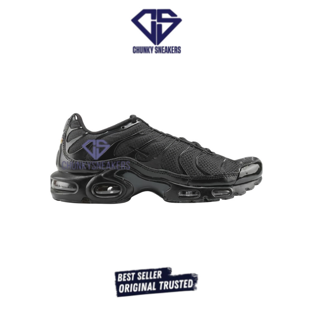 Sepatu Nike Air Max TN Triple Black 100% Original BNIB