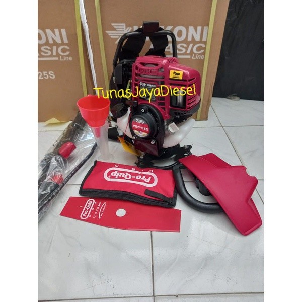 Fullset Lengkap Mesin potong rumput profesional ProQuip Pro 435 ProMax Mesin Potong Rumput 4Tak PRO-