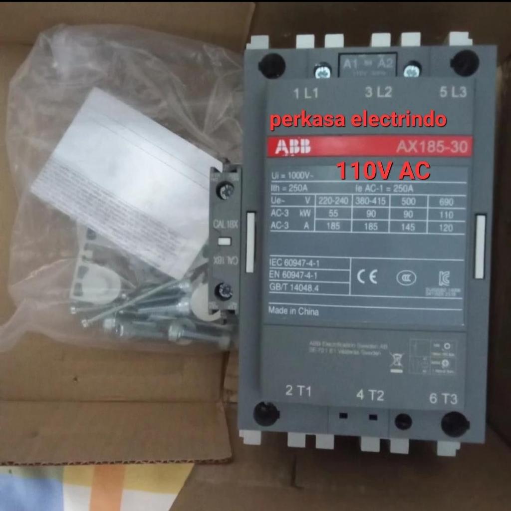 Kontactor contactor ABB AX185-30 110V AC Original