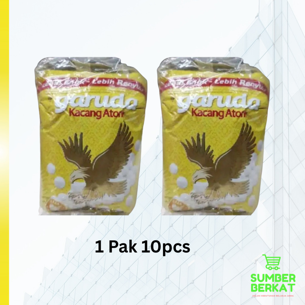 1 Pak Sukro Garuda Kacang Atom 2000 Isi 10Pcs - JB