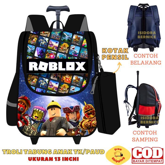 PTASI TAS TROLI ANAK TK PAUD TAS TROLI ANAK LAKI LAKI TAS TROLI ANAK PAUD CEWEK UNICORN ASTRONOT - T