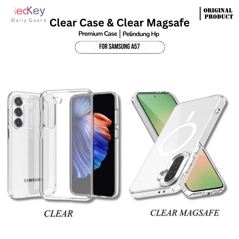 Redkey Case For Samsung Galaxy  A57 5G Clear Case  Magsafe Hybrid Premium