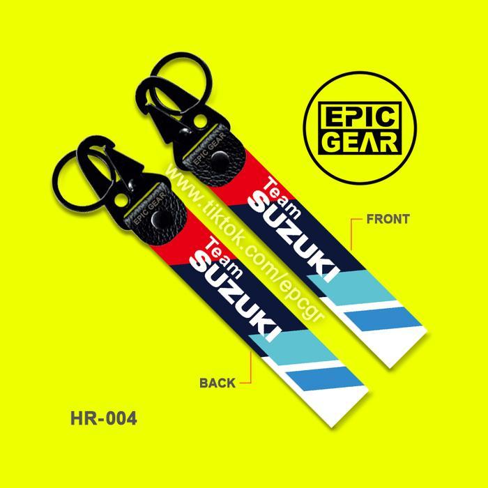 GANTUNGAN KUNCI MOTOR TEAM SUZUKI MOTOGP SBK FACTORY RACING TEAM ECSTAR KEY CHAIN TAG KEYTAG PREMIUM
