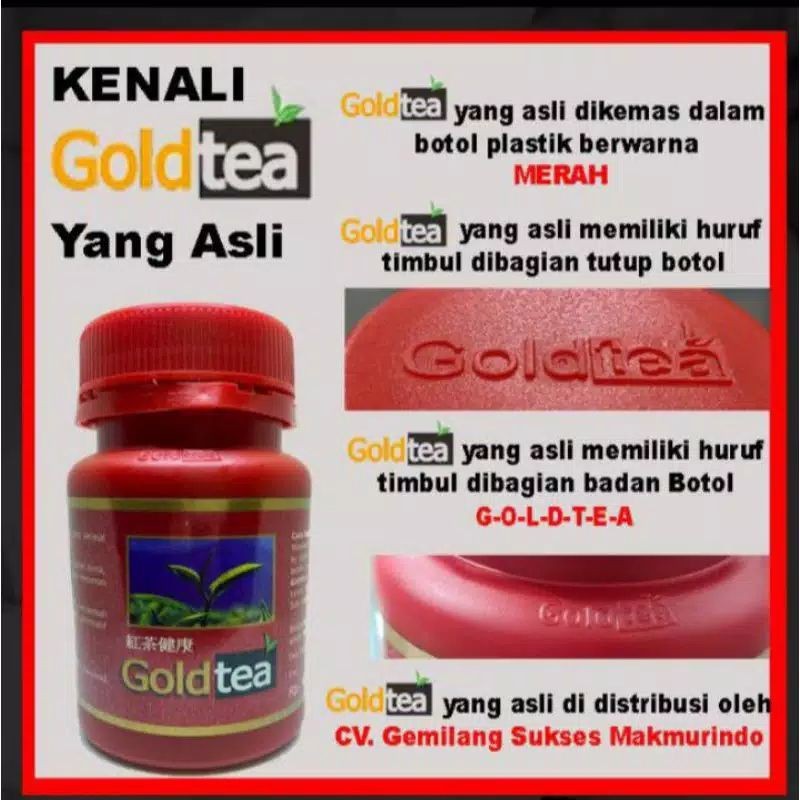 new[BISA COD] GOLDTEA | TEH HITAM GOLDTEA | GOLD TEA ASLI | TEH HITAM GOLD TEA GARANSI ORIGINAL -->>