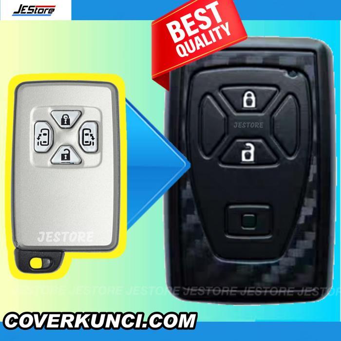 YARIS ALPHARD Cover Kunci TOYOTA Casing Kunci TOYOTA CARBON BK YARIS BAKPAO Sarung Remote - COVER AL