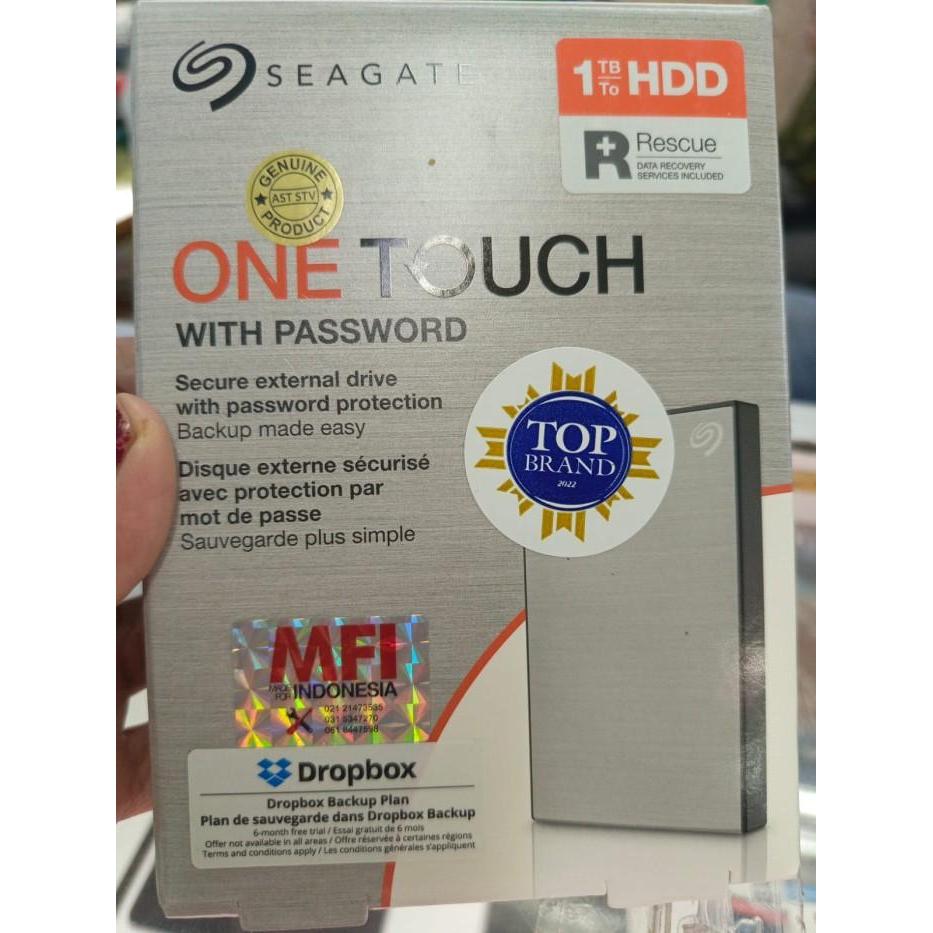 HARDISK EKSTERNAL SEAGATE 2.5" 1TB ONE TOUCH
