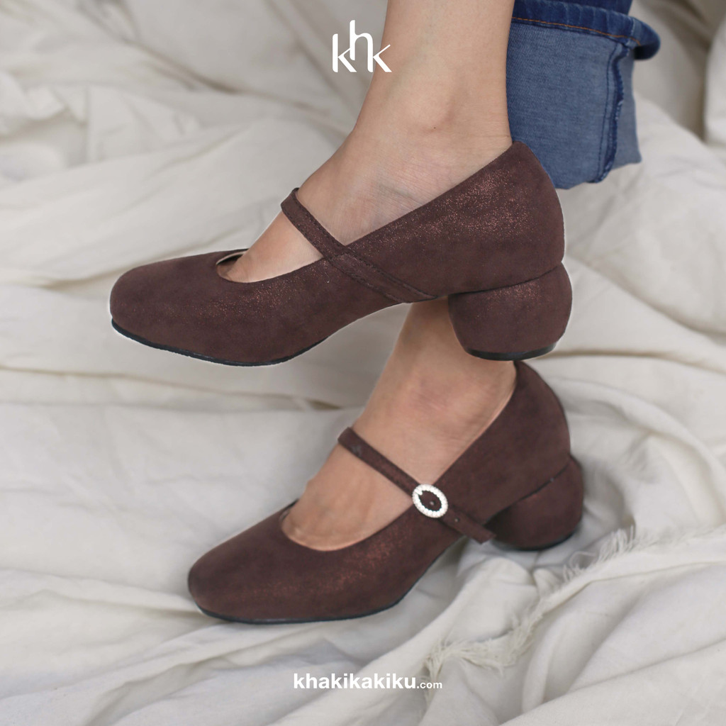 KHK by Khakikakiku Narin Brown Sepatu Wanita