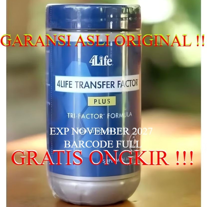 4Life Transfer Factor Plus Original Vitamin Imun Tubuh | 4LIFE TF Plus isi 90 kapsul 4LIFE
