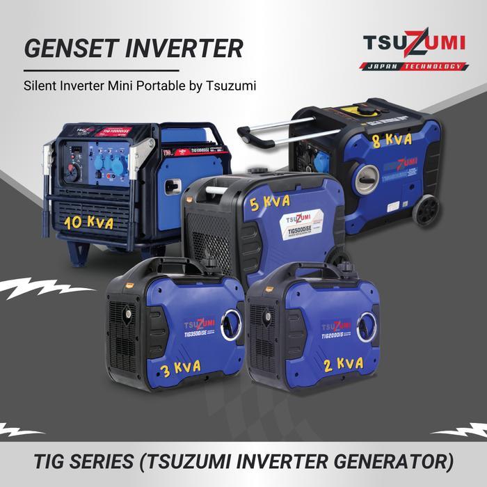 Genset Silent Inverter Tsuzumi TIG Series Japan Technology / Genset Mini Portable