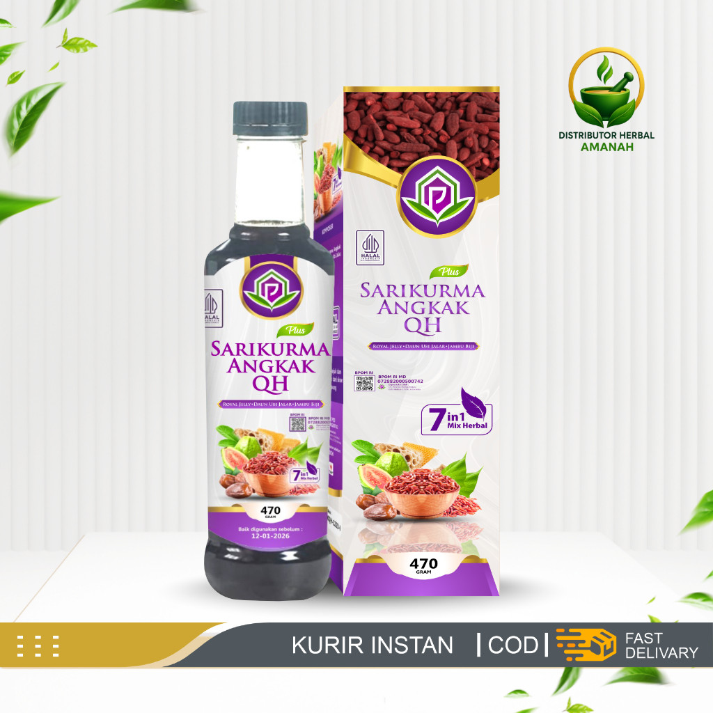 Sari Kurma Madu Angkak Qusthul Hindi 7in1 Immune Booster