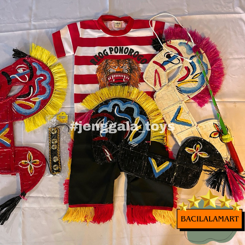 PROMO Baju Jaranan Full Set Anak Tk Baju Kuda Lumping Anak