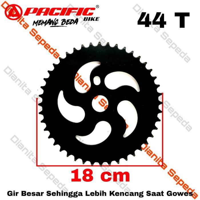 Gir depan sepeda BMX 20 crank besar 44T piringan 44 T