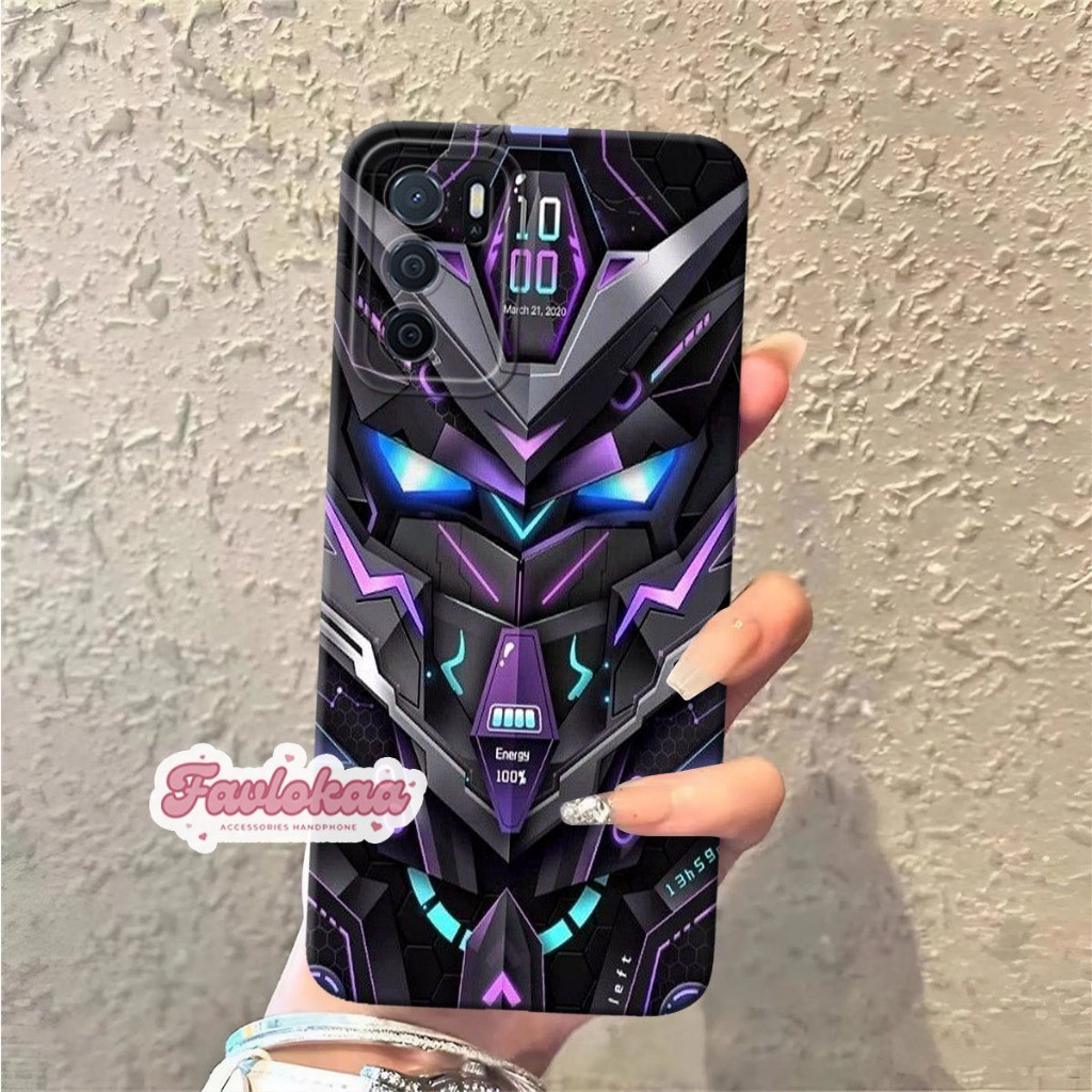 Case Hp Oppo A16 - Casing Hp Oppo A54s - Fashion Case -  Case Kekinian - Robot