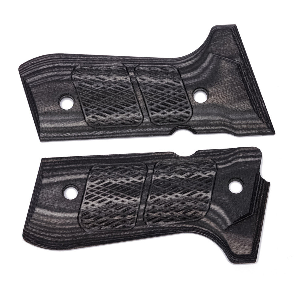 Guuun Wood Grip for Beretta 92/96 Full Size 92FS Grips, Colored Wood Composite Handle Panel B92-CM